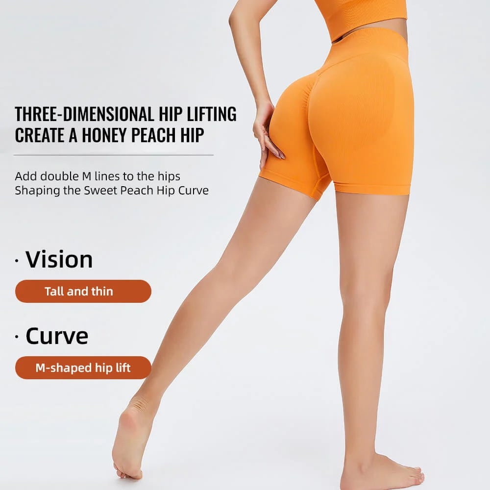 Hip lift three-quarter yoga pants