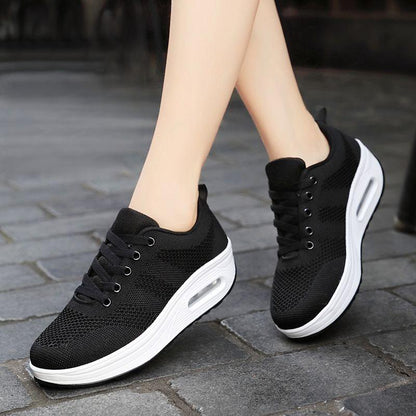 Slip-on light air flying woven mesh Sneakers