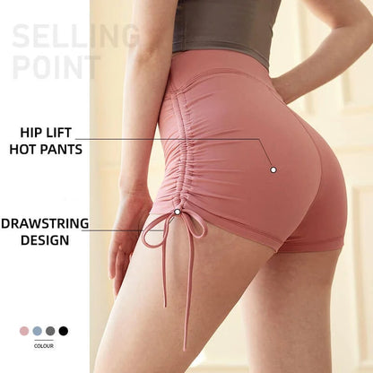 High-waisted hip-lifting fitness three-point yoga pants