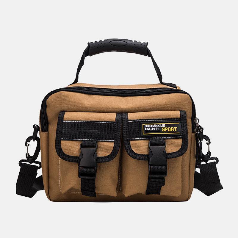 lovevop Men Canvas Large Capacity USB Charging Vintage Hippie Messenger Bag Crossbody Bag Shoulder Bag