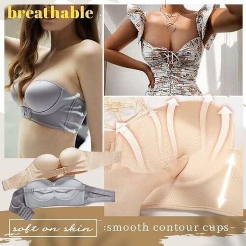 Invisible Strapless Super Push Up Bra🔥BUY TWO FREE SHIPPING🔥