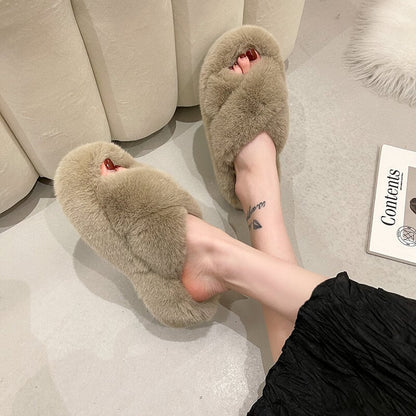 New fur slippers