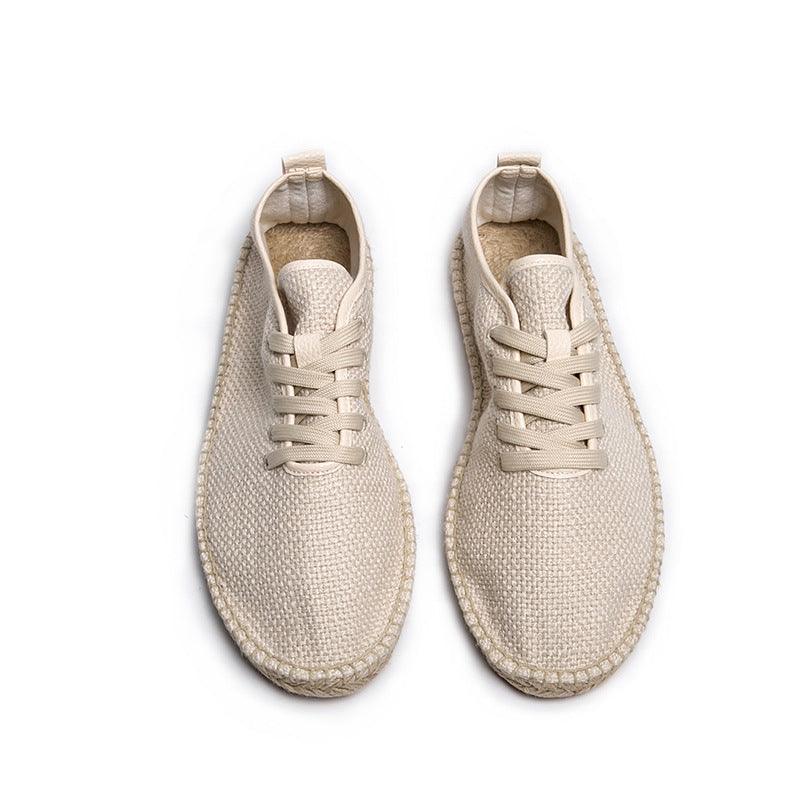 lovevop Summer Men's Casual Cotton Linen Retro Shoes