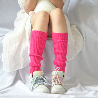 Long Socks Womens Leg Warmer Knitted Warm Foot Cover