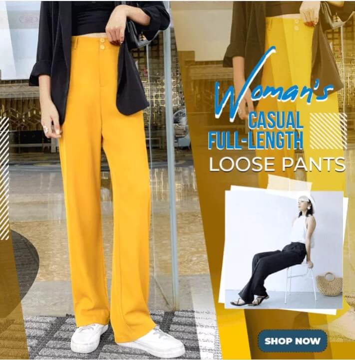✨Store promotion✨Woman\'s Casual Full-Length Loose Pants