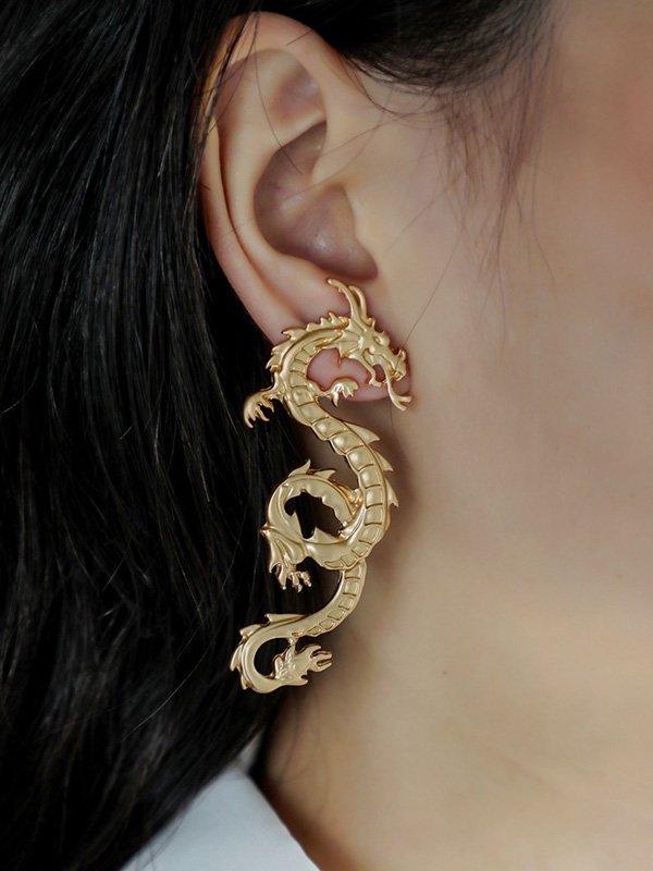 lovevop Original Dragon Sculpture Earrings