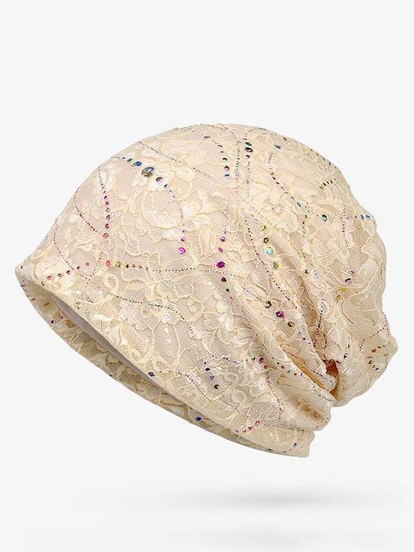 lovevop Bohemia Cotton Floral Hat Accessories