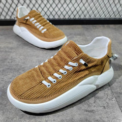 lovevop Men's Korean Style Trendy Men's Bread Shoes