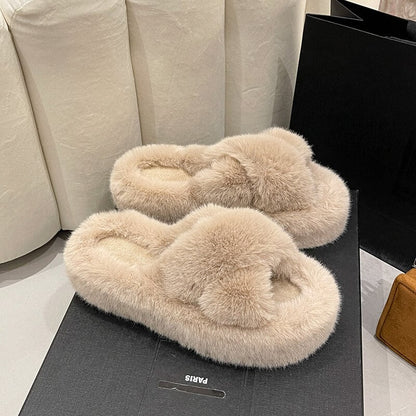 New fur slippers