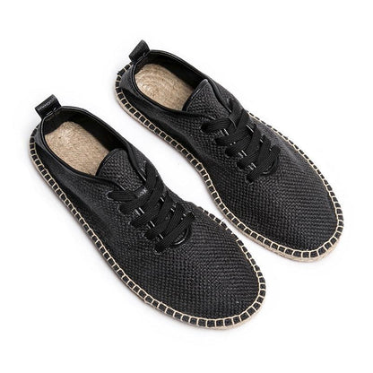 lovevop Summer Men's Casual Cotton Linen Retro Shoes