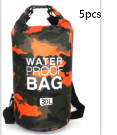 lovevop Outdoor Waterproof Bag Camouflage Polyester Double Shoulder Waterproof Bag Portable Beach Backpack
