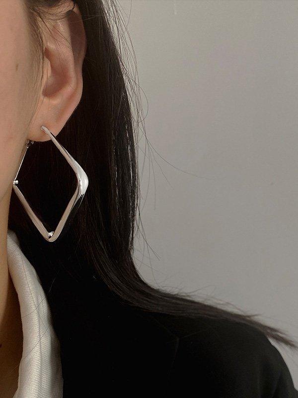 lovevop Simple Chic Geometric Earrings