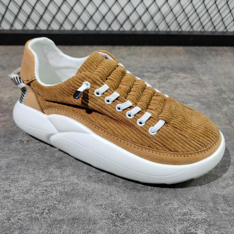 lovevop Men's Korean Style Trendy Men's Bread Shoes