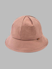 lovevop Stylish Simple Solid Color Casual Dome Fisherman Hat