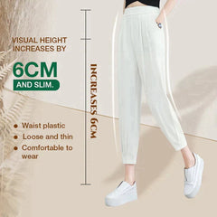Women's breathable, casual, straight trousers with stretch(49% off)
