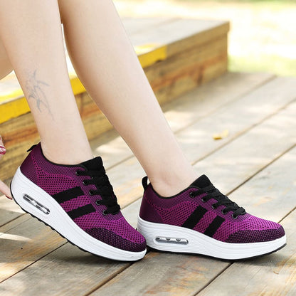 Slip-on light air flying woven mesh Sneakers