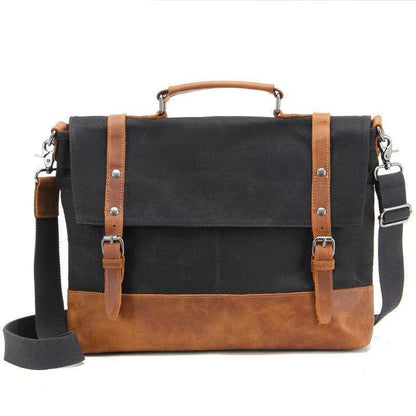 lovevop Overflowing Canvas Retro Style Men's Shoulder Bag