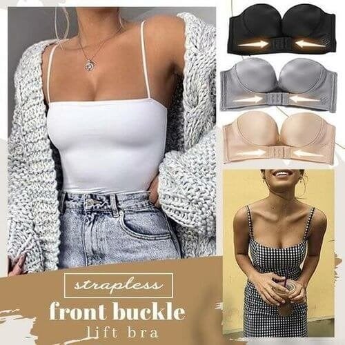 Invisible Strapless Extra Push Up Bra