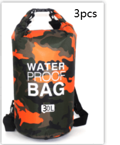 lovevop Outdoor Waterproof Bag Camouflage Polyester Double Shoulder Waterproof Bag Portable Beach Backpack