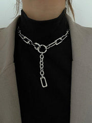lovevop Simple Normcore Chain Necklace