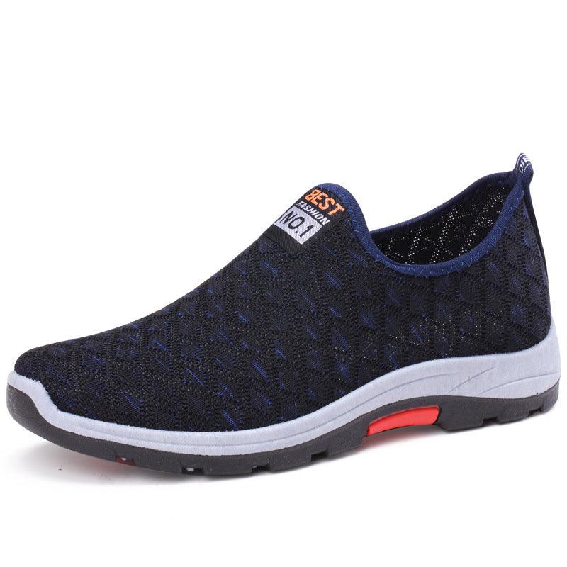 lovevop Men's Fashionable Breathable Sports And Leisure Mesh Shoes