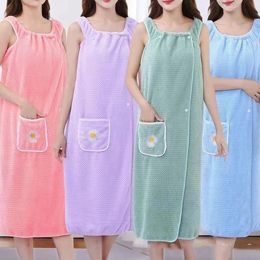 Quick Dry Absorb Water Wearable Bath Towel(New Arrival)