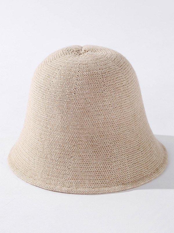 lovevop Original Solid Knitting Bucket Hat