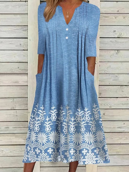 Women's Casual Printed Dress