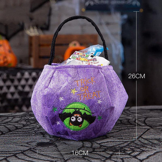 lovevop Children Halloween Style Pattern Casual Go Out Candy Sugar Carry Bag Handbag