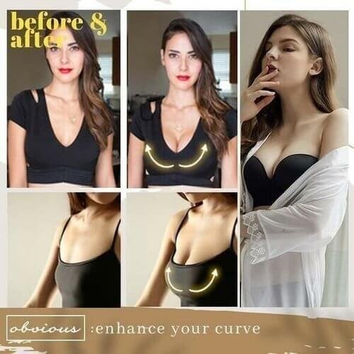 Invisible Strapless Extra Push Up Bra