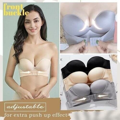 Invisible Strapless Super Push Up Bra🔥BUY TWO FREE SHIPPING🔥