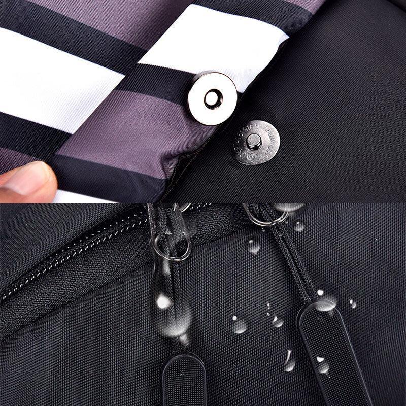 lovevop Men Oxford Cloth Casual Fashion Waterproof Outdoor Storage Chest Bag Crossbody Bag