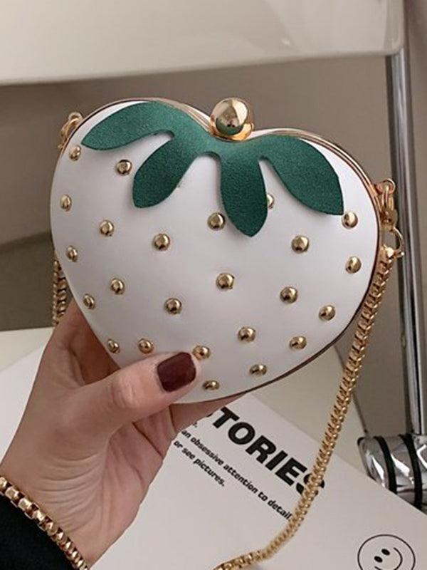 lovevop Urban Strawberry Shape PU Shoulder Bag