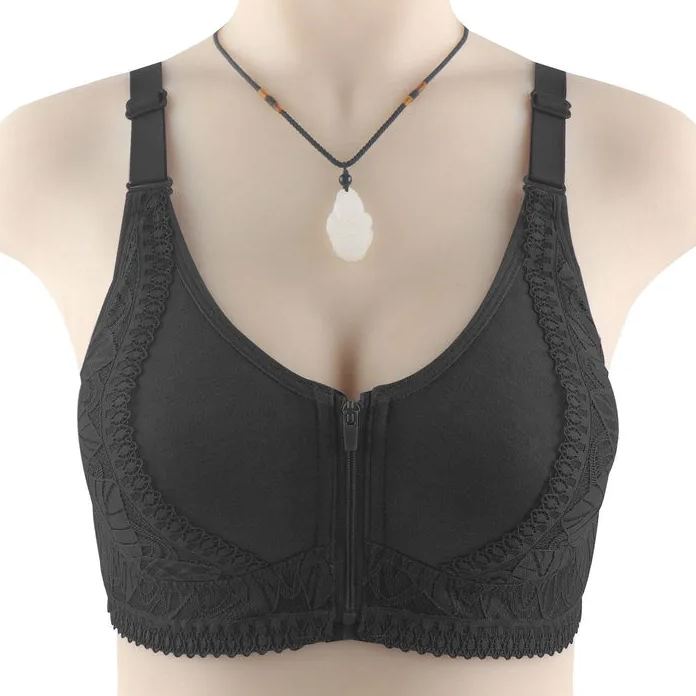 🔥Mother's Day Buy 1 Free 1-Womens zip front closure plus size bra💖