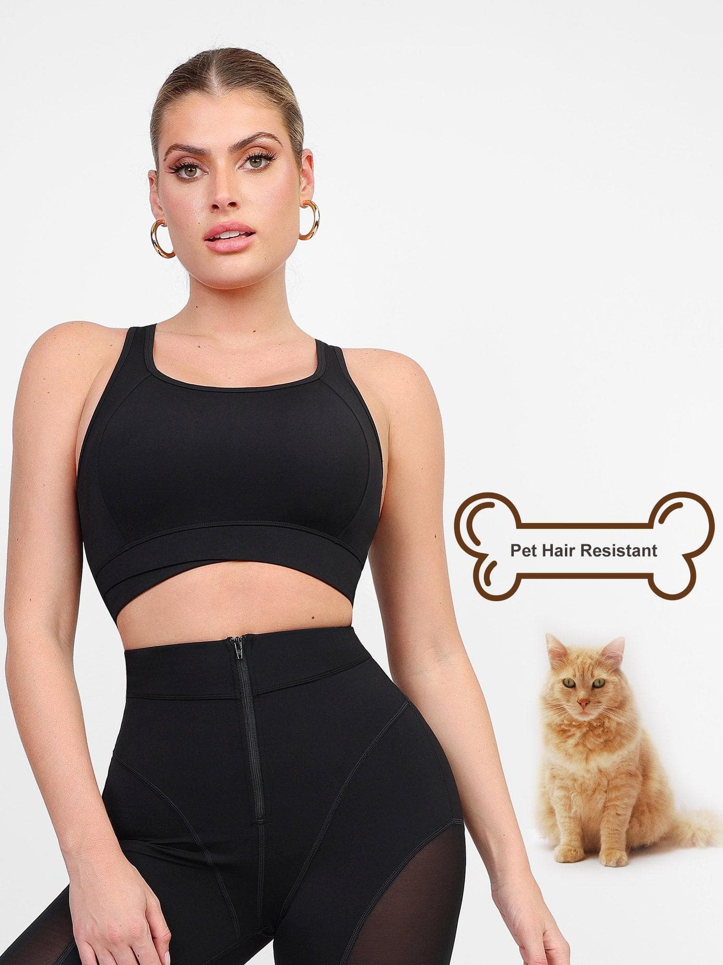 Pet Hair Resistant Sports Bra